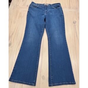 Levi's 515 Women's Jeans 12 35x29 Blue Stretch Bootcut Denim